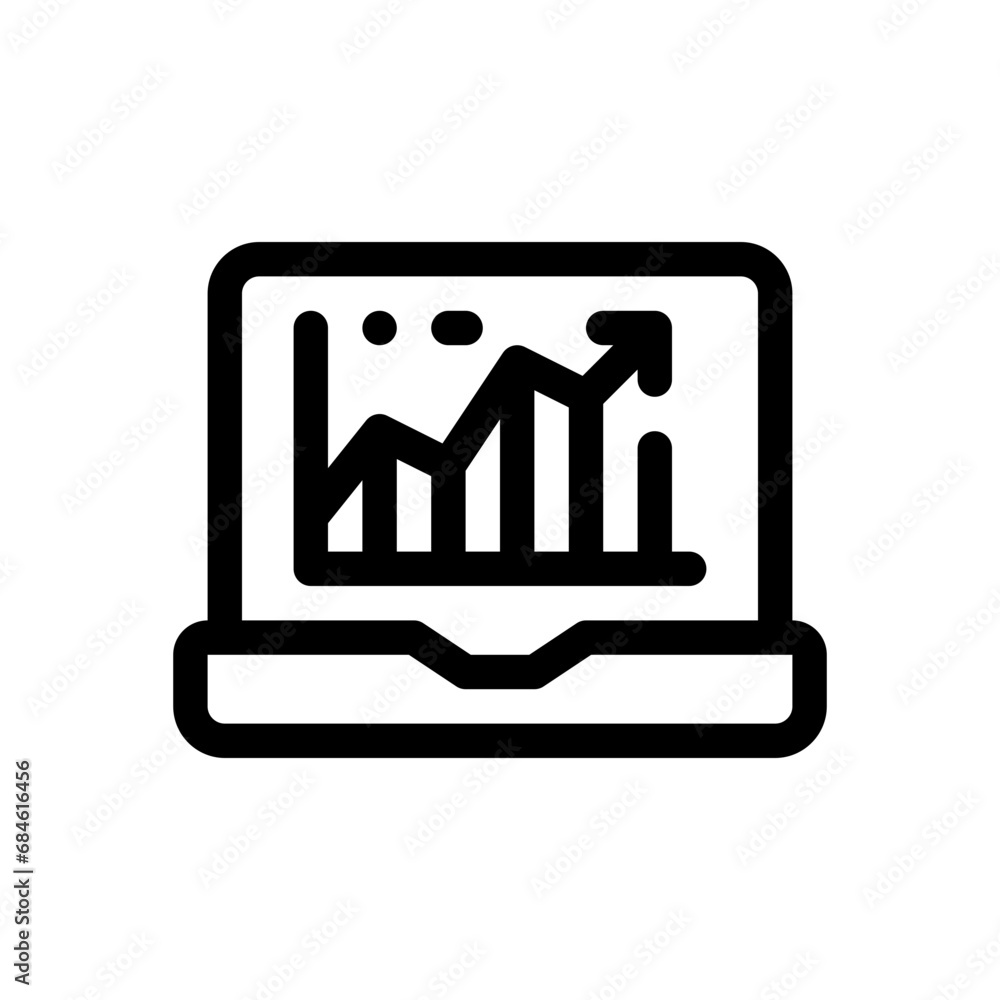 analytics line icon analytics line icon