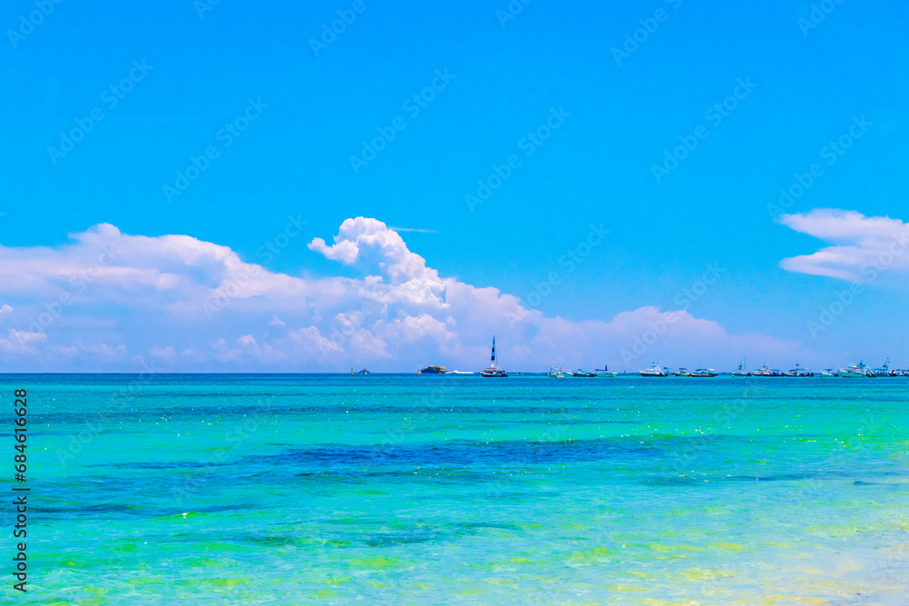 Boats yachts catamaran jetty ships port Playa del Carmen Mexico. Boats yachts catamaran jetty ships port Playa del Carmen Mexico.