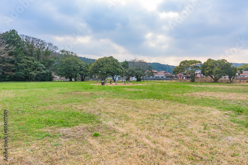 Izumo Kokufu-ato  Izumo Provincial Capital Ruin   a national historic site  in Matsue City  Shimane Prefecture  Japan