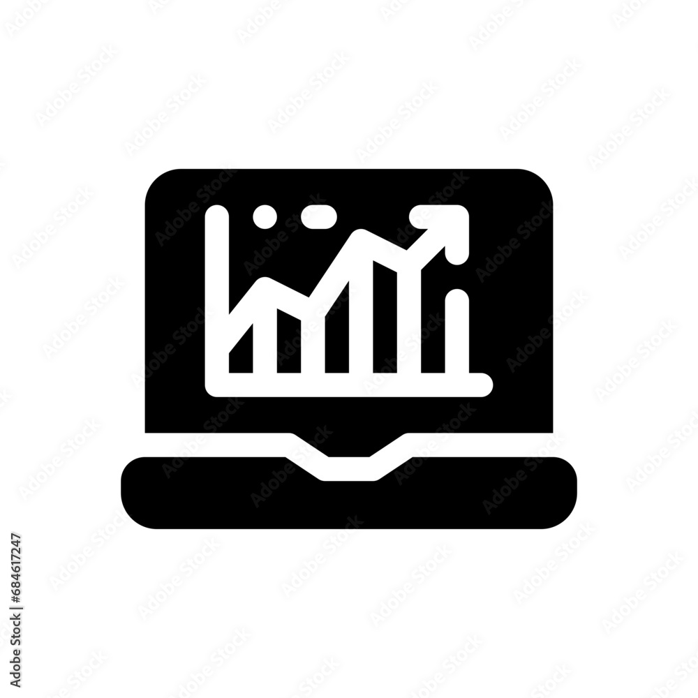 analytics glyph icon analytics glyph icon