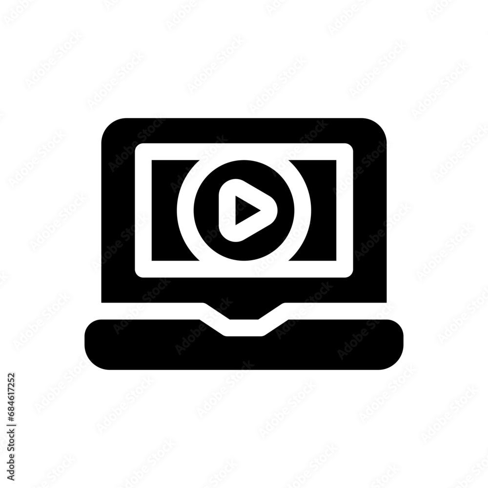 laptop glyph icon laptop glyph icon