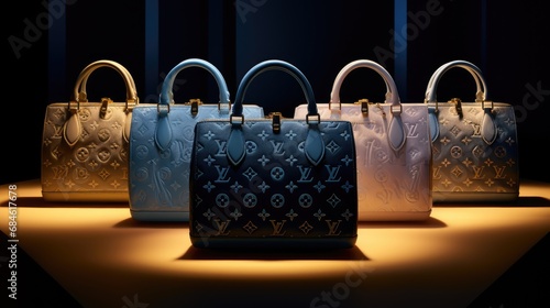 Beautiful trendy young women's handbag