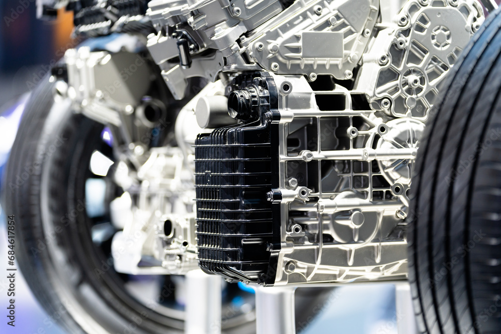 Fototapeta premium engine in car
