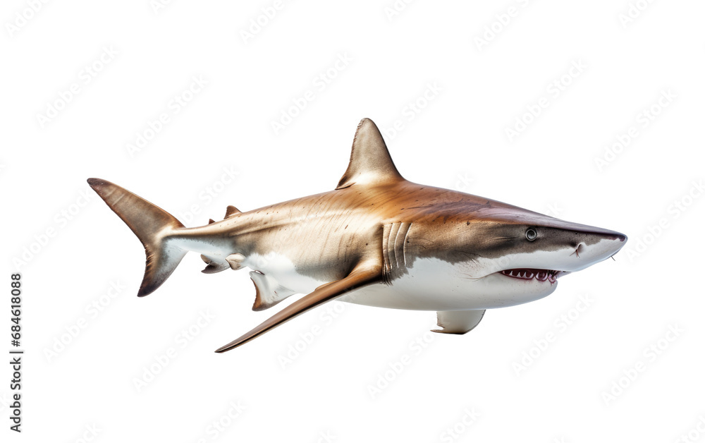 Spinner Shark Fast Pelagic Hunter Isolated on a Transparent Background PNG
