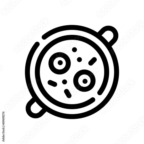 chili con carne line icon