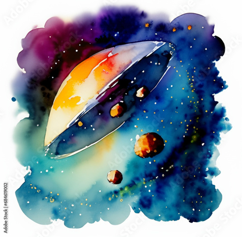 Kosmos ilustracja