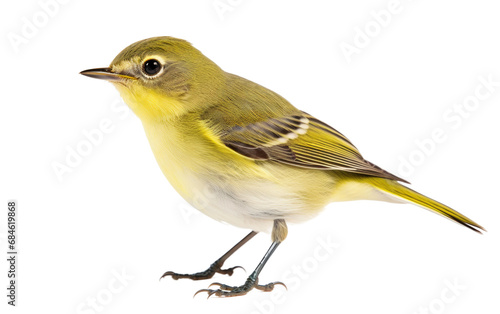 Bells Vireo Songbird Species Isolated on a Transparent Background PNG