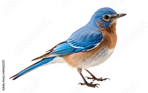 Eastern Bluebird Bird Isolated on a Transparent Background PNG