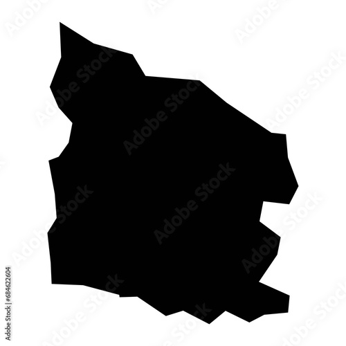 Valverde province map, administrative division of Dominican Republic. Vector illustration.