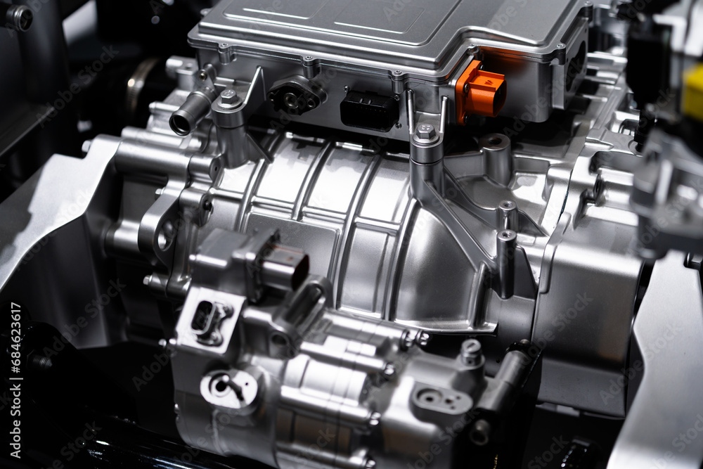 Fototapeta premium motor in electric car 