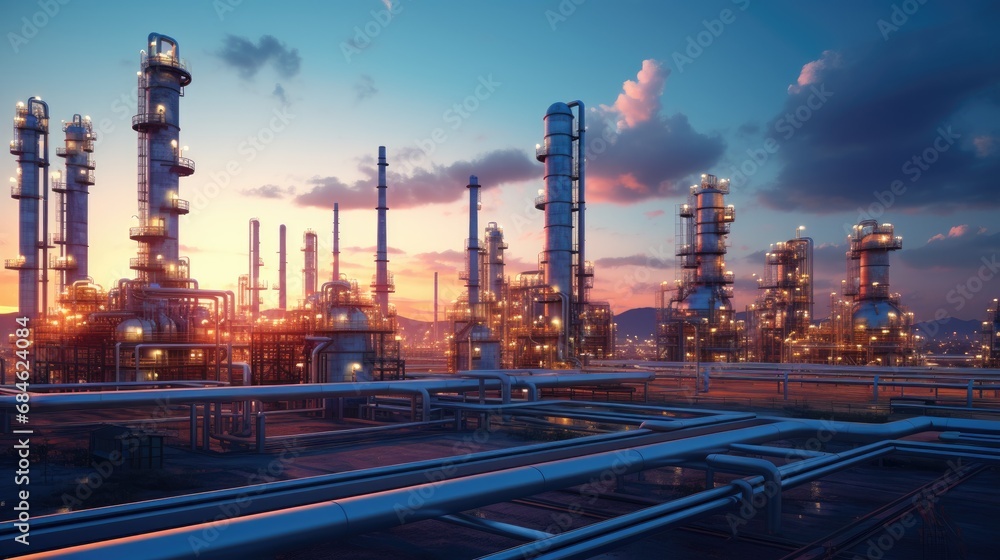 Plant, oil refinery, chemical complex