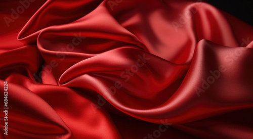 Plain Red Polyester Cotton Fabric
