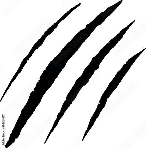 Claw Marks SVG Cut File for Cricut and Silhouette, EPS ,Vector, PNG , JPEG, Zip Folder
