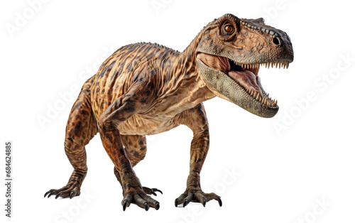 Metriacanthosaurus parkeri dinosaur Isolated on a Transparent Background PNG