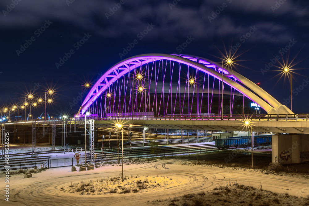 Obraz premium bridge at night