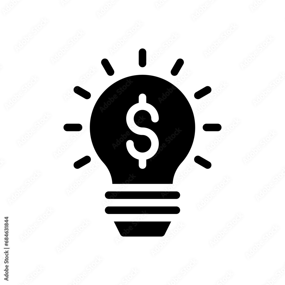 idea glyph icon idea glyph icon