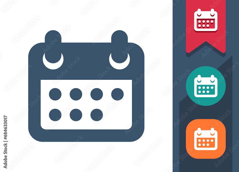 Calendar Icon. Calendar Date, Calendar Page, Deadline, Schedule, Appointment