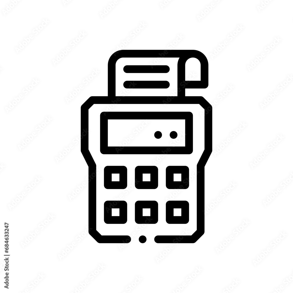 payment line icon payment line icon