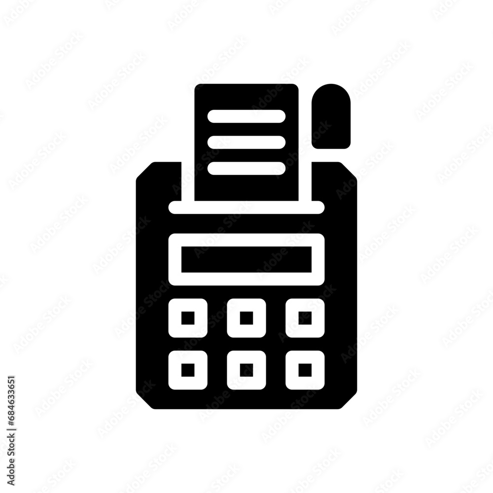 receipt glyph icon receipt glyph icon