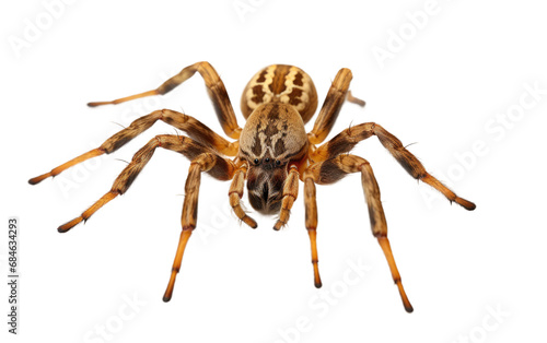 Scytodes thoracica Spider Isolated on a Transparent Background PNG