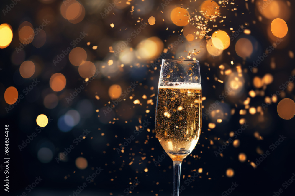 Happy new year concept and celebration abstract background. Generative ai. Happy new year concept and celebration abstract background. Generative ai.