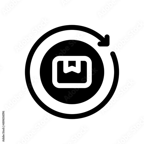 renewal glyph icon