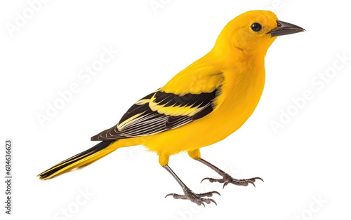 Golden Oriole Bird Isolated on a Transparent Background PNG