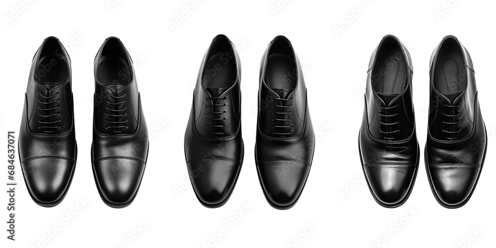 pairs of leather shoes,men accessories,isolated on white and transparent background pairs of leather shoes,men accessories,isolated on white and transparent background