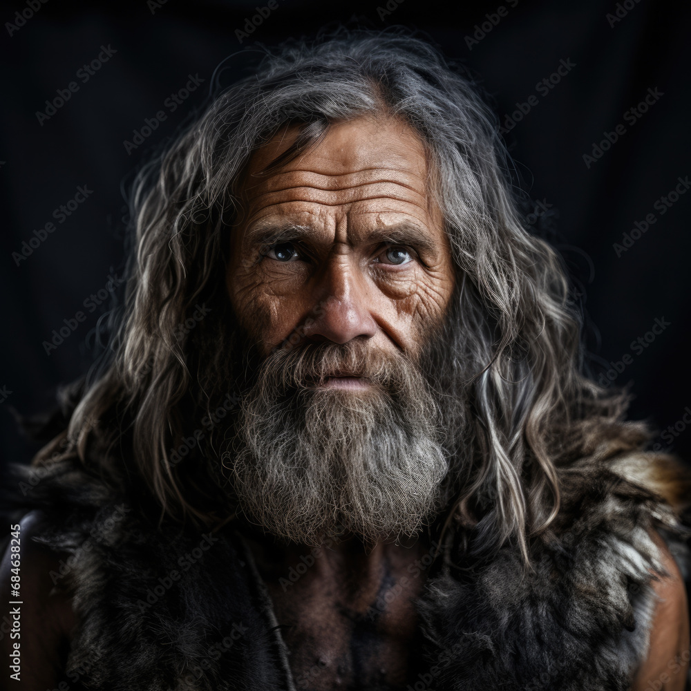 Prahistoric Man Portrait Prahistoric Man Portrait