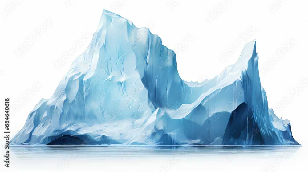 Iceberg isolated on white background