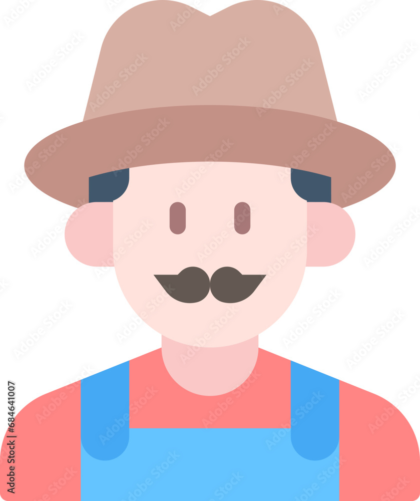 Farmer Man Icon