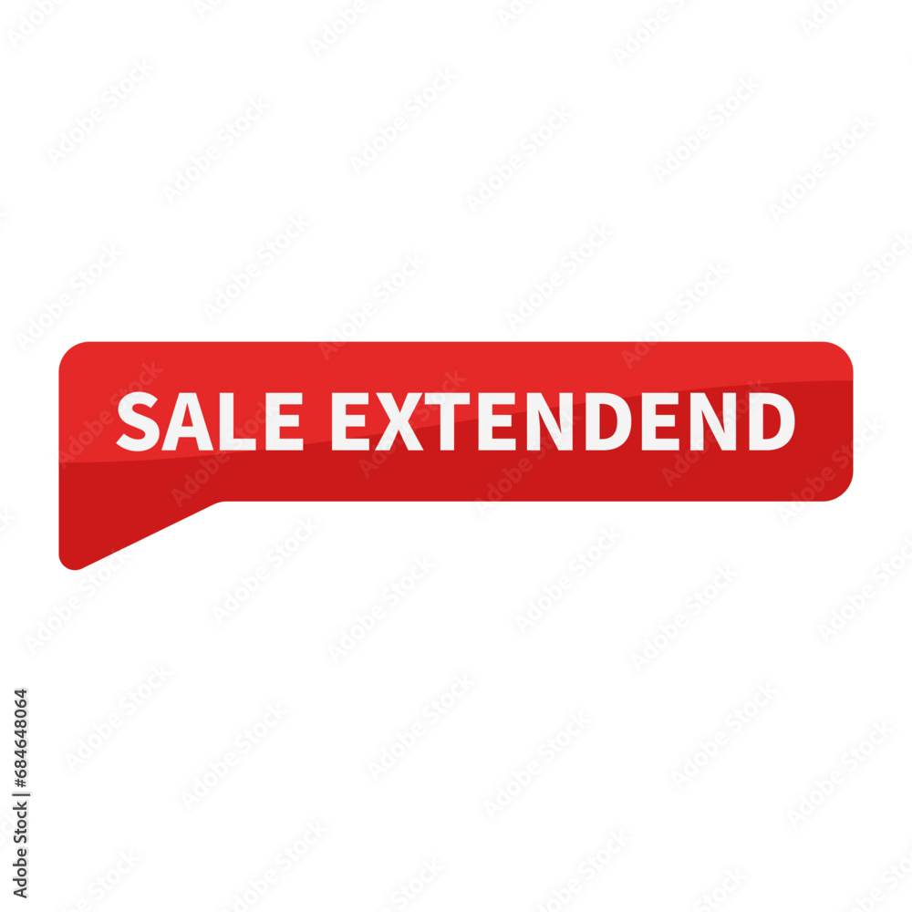Sale Extended In Red Rectangle Shape For Promotion Social Media Business Marketing Information
Sale Extended In Red Rectangle Shape For Promotion Social Media Business Marketing Information