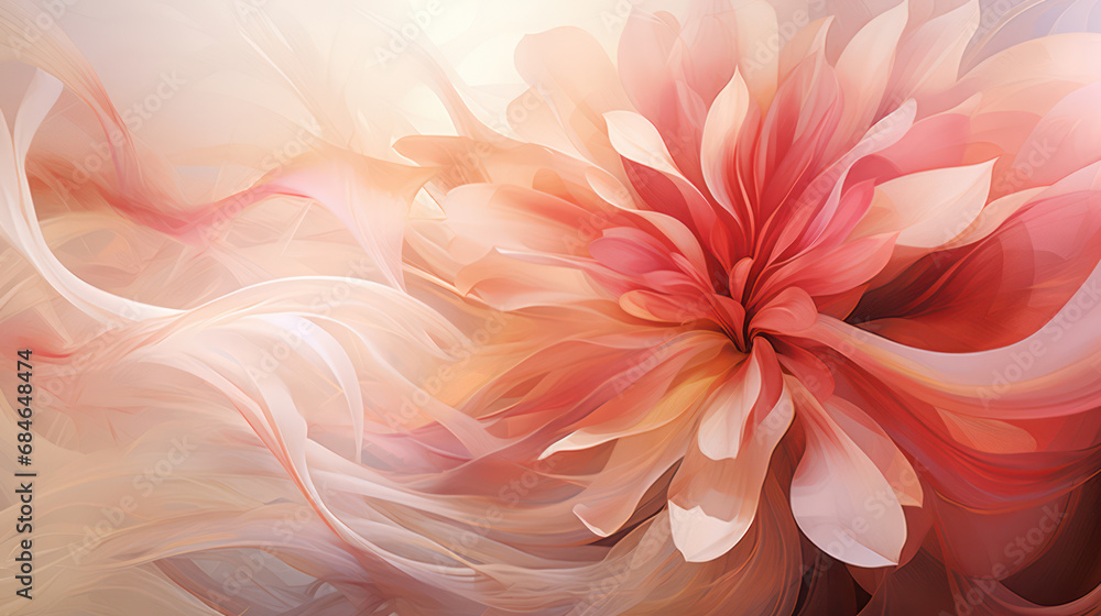 Abstract  beautiful pink flower background as wallpaper illustration