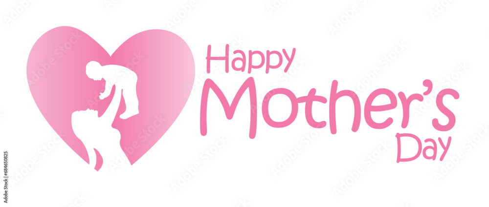 Happy Mother's Day. banner, Greeting card, poster Happy Mother's Day. banner, Greeting card, poster