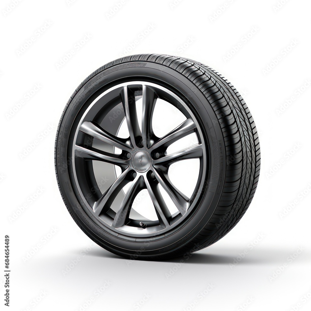 3d Car tire isolated in white background 3d Car tire isolated in white background