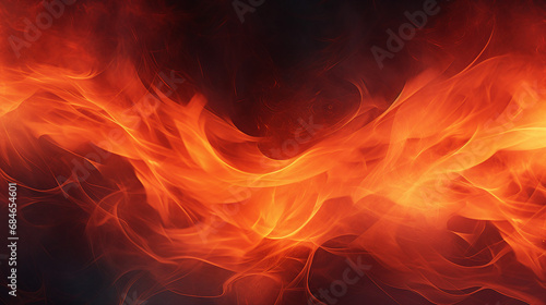 Fire Texture Abstract Blaze Banner Background