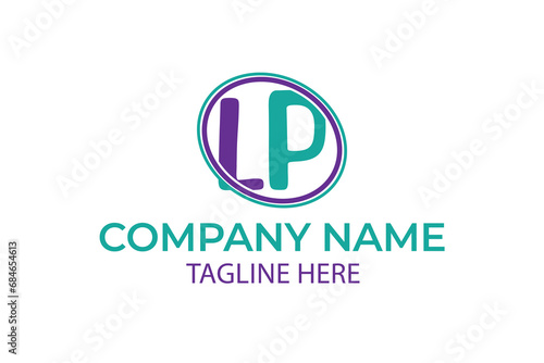 LP, LP lettermark logo, LP wordmark logo, LP monogram logo