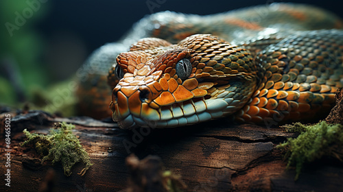 lizard in the forest HD 8K wallpaper Stock Photographic Image 