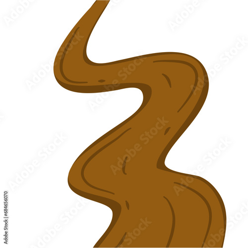 Dirt Road Illustration 