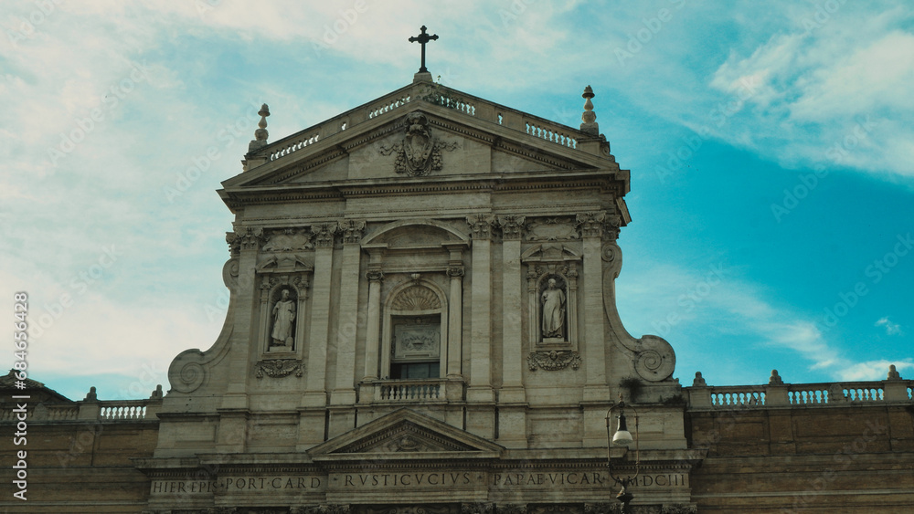 Amazing view of Chiesa di Santa Susanna alle Terme di Diocleziano in Rome, Italy Amazing view of Chiesa di Santa Susanna alle Terme di Diocleziano in Rome, Italy