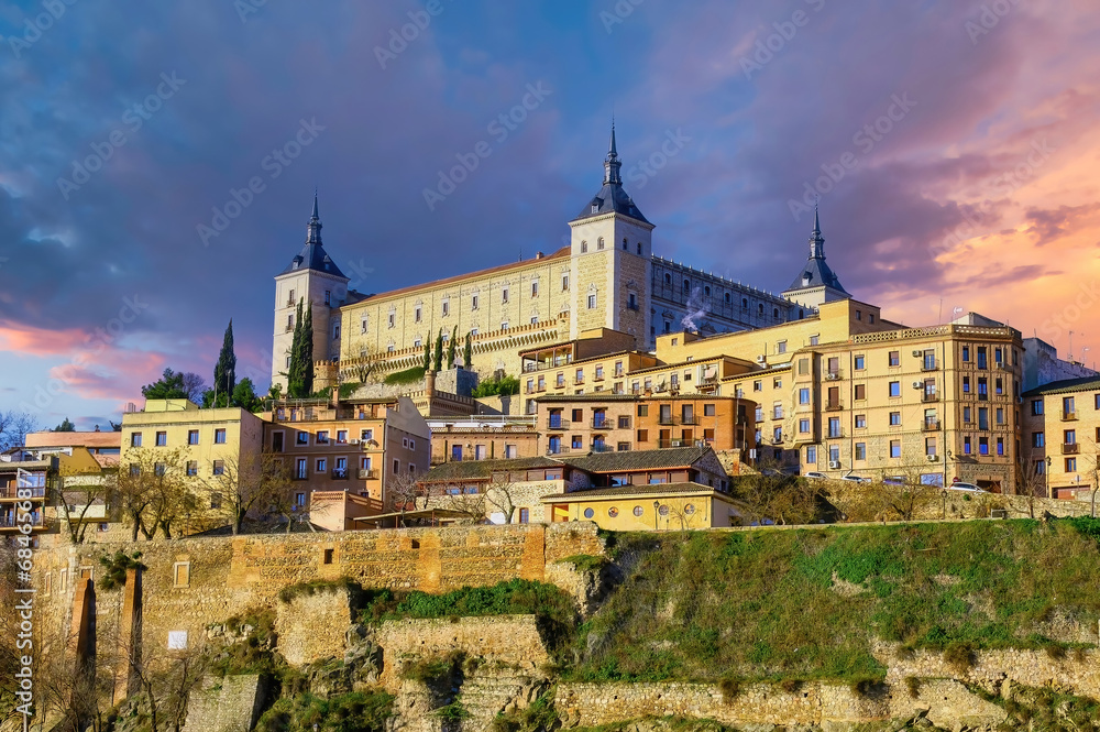 Medieval Alcazar of Toledo, Spain