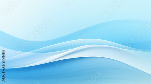 Light blue curves mixed with white look pleasing to the eye.