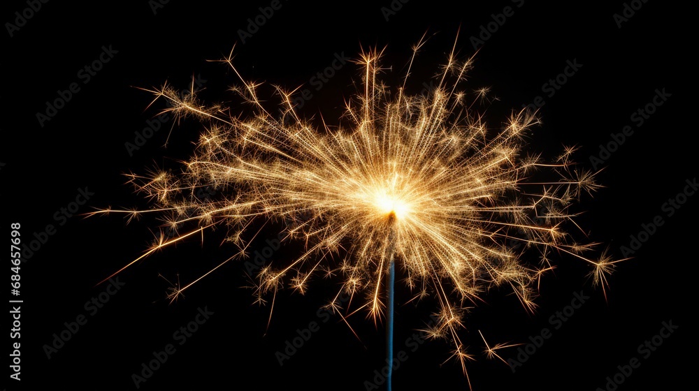 sparkler closeup for festive celebrations and events