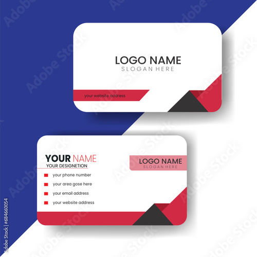 Modern Business Card - Creative and Clean Business Card Template.
