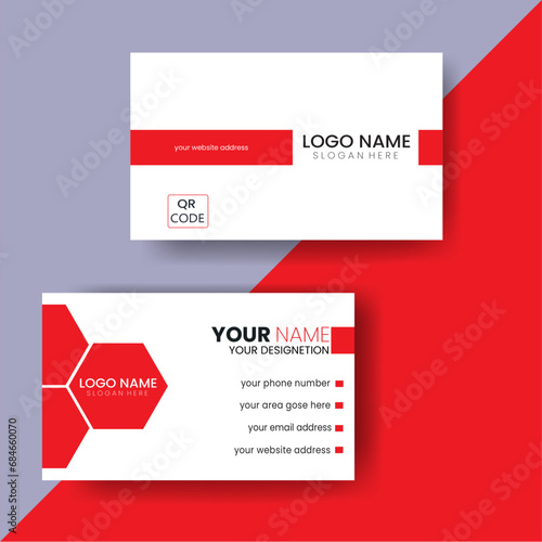 Modern Business Card - Creative and Clean Business Card Template.