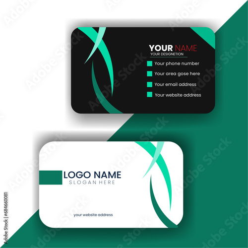Modern Business Card - Creative and Clean Business Card Template.