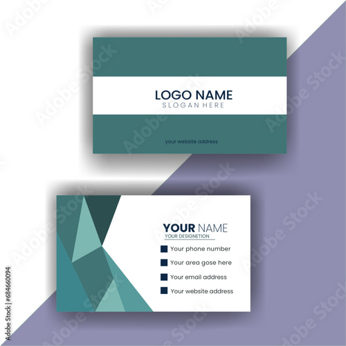 Modern Business Card - Creative and Clean Business Card Template.