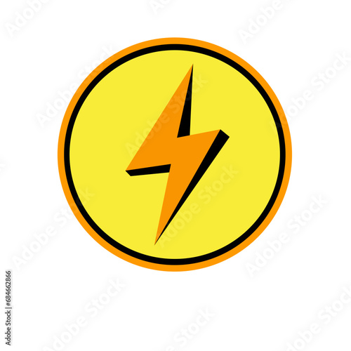 Free Download High Voltage Icon  - GFXLoad