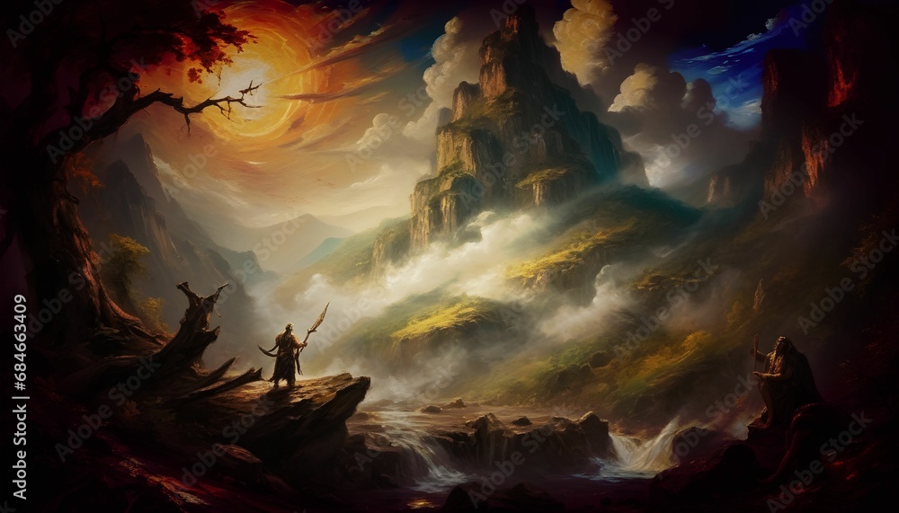 Obraz premium when nature angry
