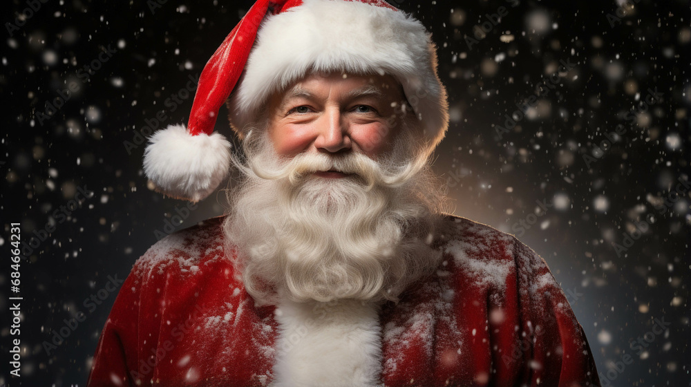 Santa Claus in Christmas season.
